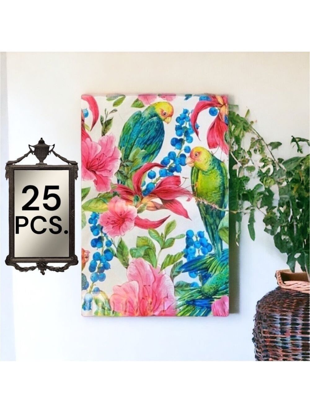 25 10X13 Poly Mailers Tropical Parrot Bird PRICE IS FIRM - Picture 7 of 15